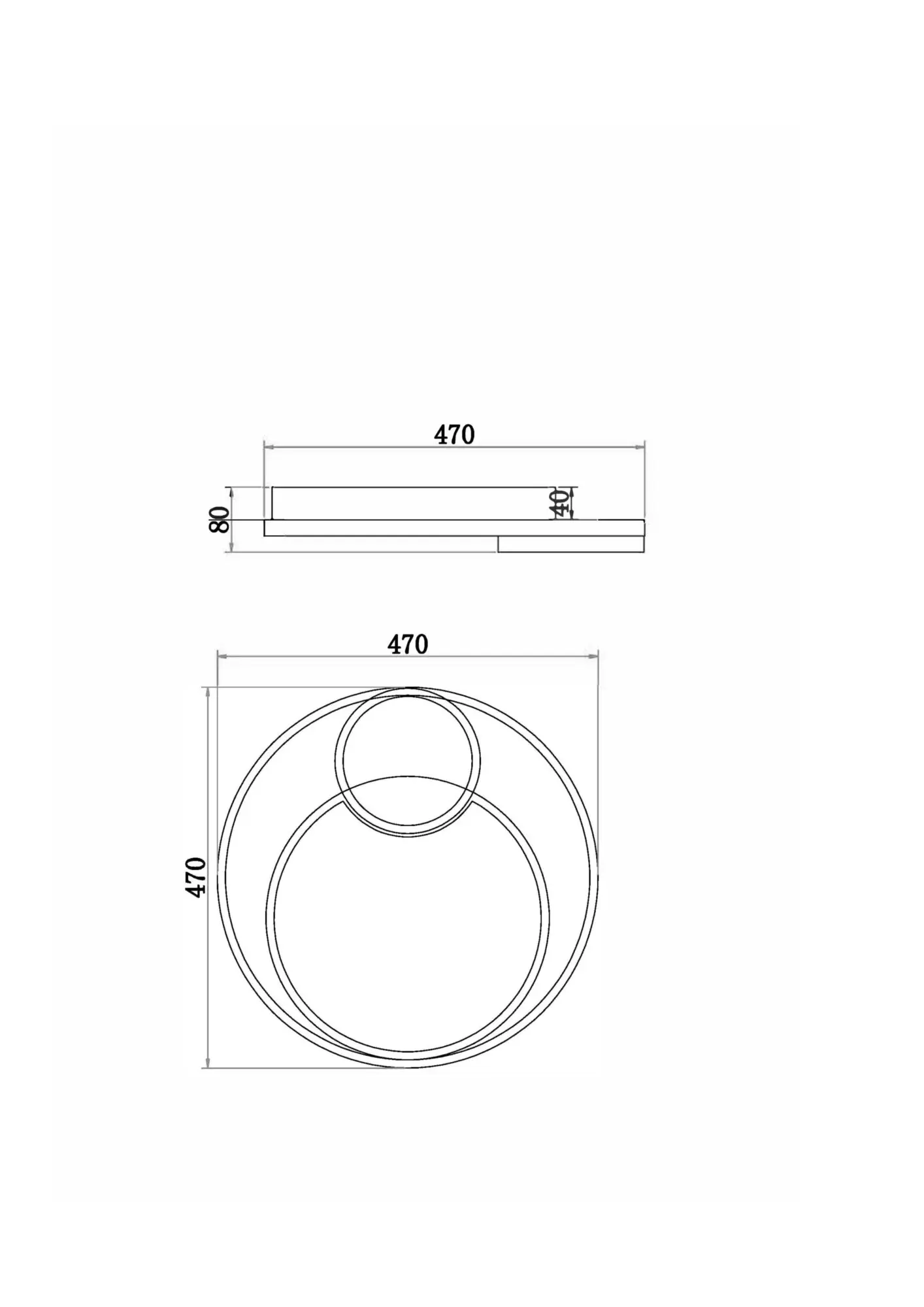 Потолочный светильник Freya FR10028CL-L80W