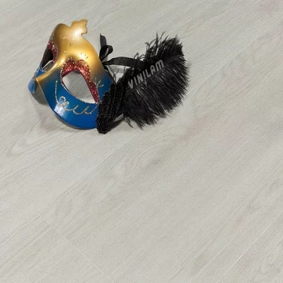 VINILAM Гибрид+пробка 10-077 Дуб Линтер для ванной комнаты