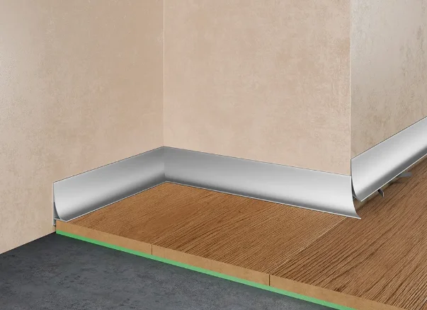 Микро плинтус Pro Design Corner L 584 А анодированный