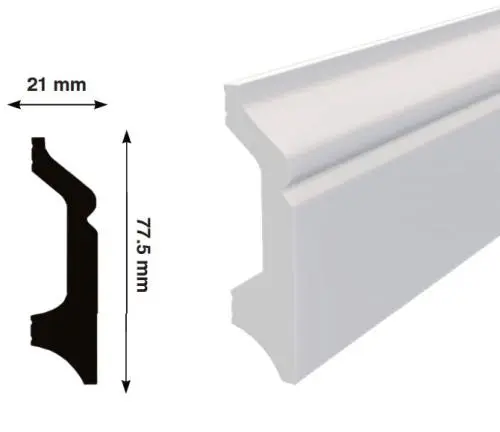 Плинтус из полистирола напольный цена
