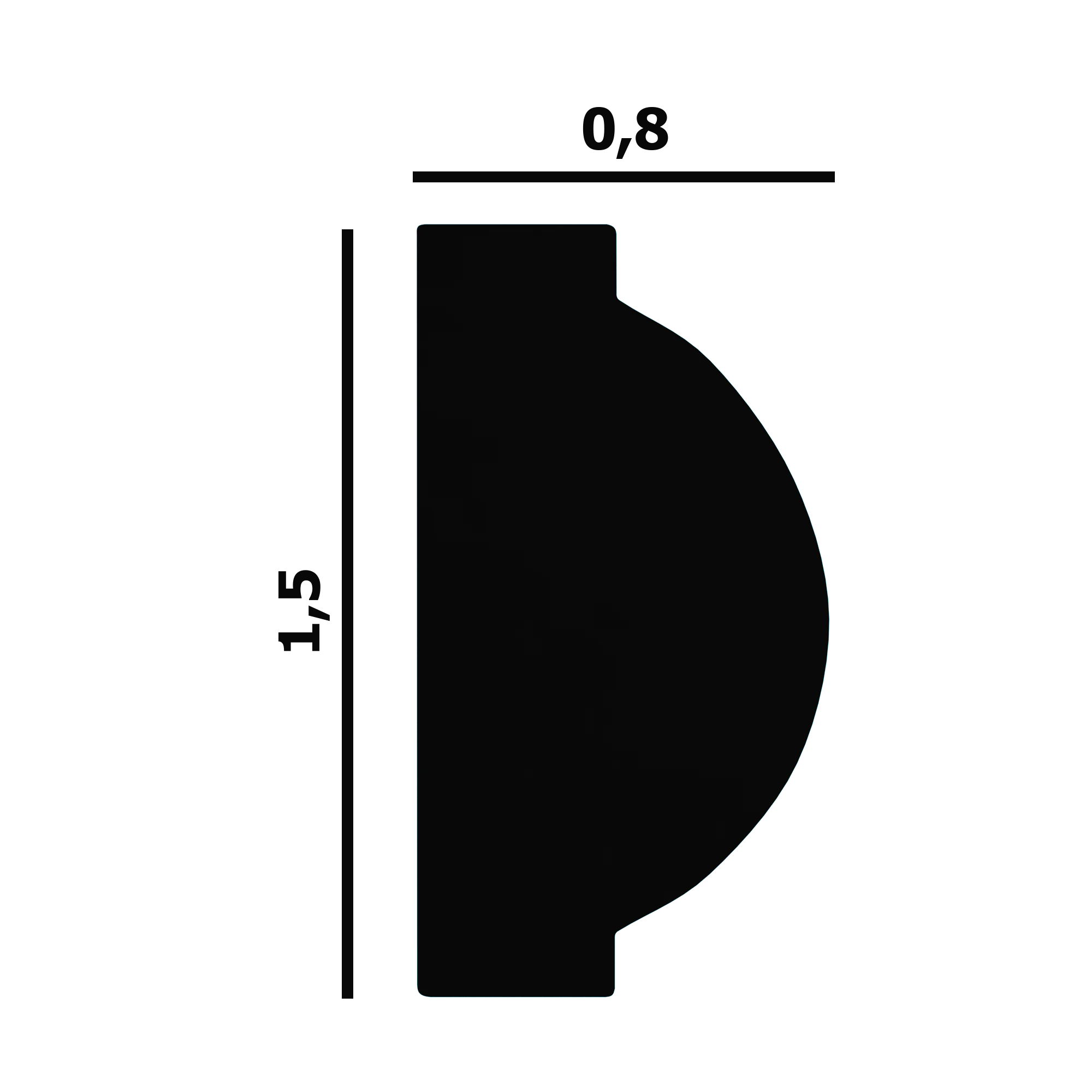 Молдинг P52 Перфект Плюс лепнина