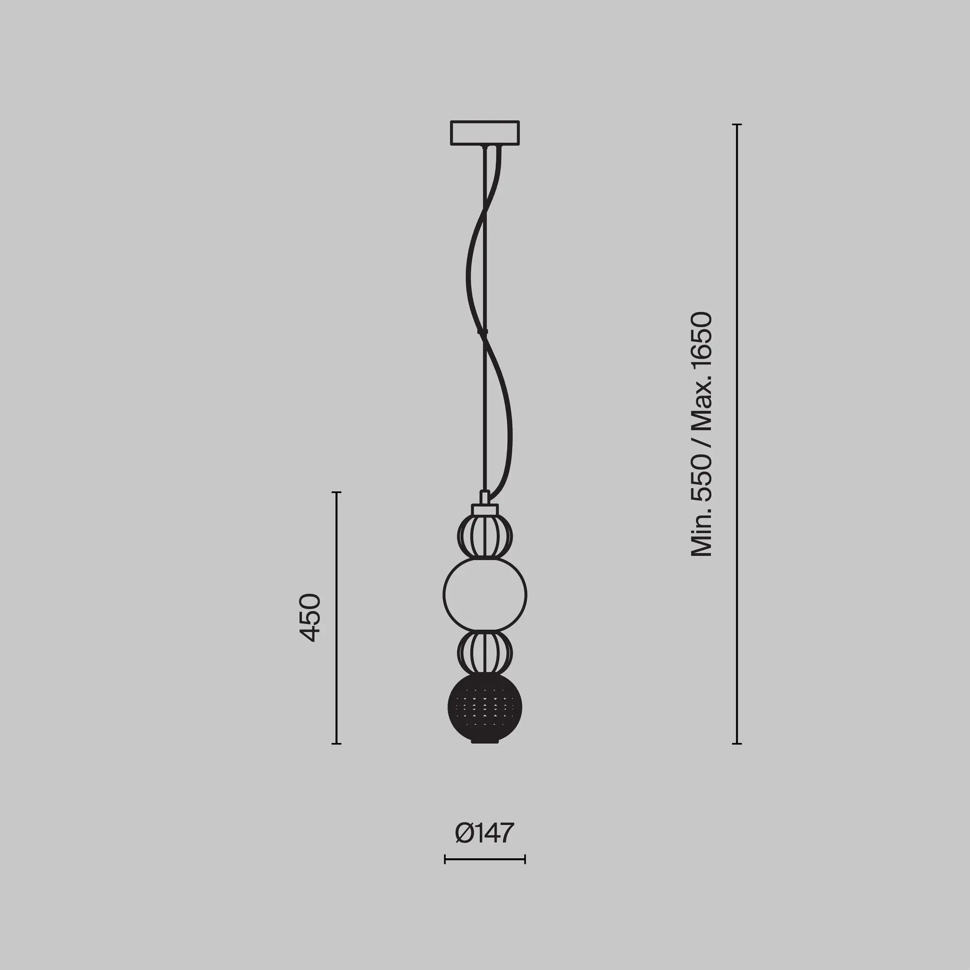 Подвесной светильник Maytoni P069PL-L17CH3K
