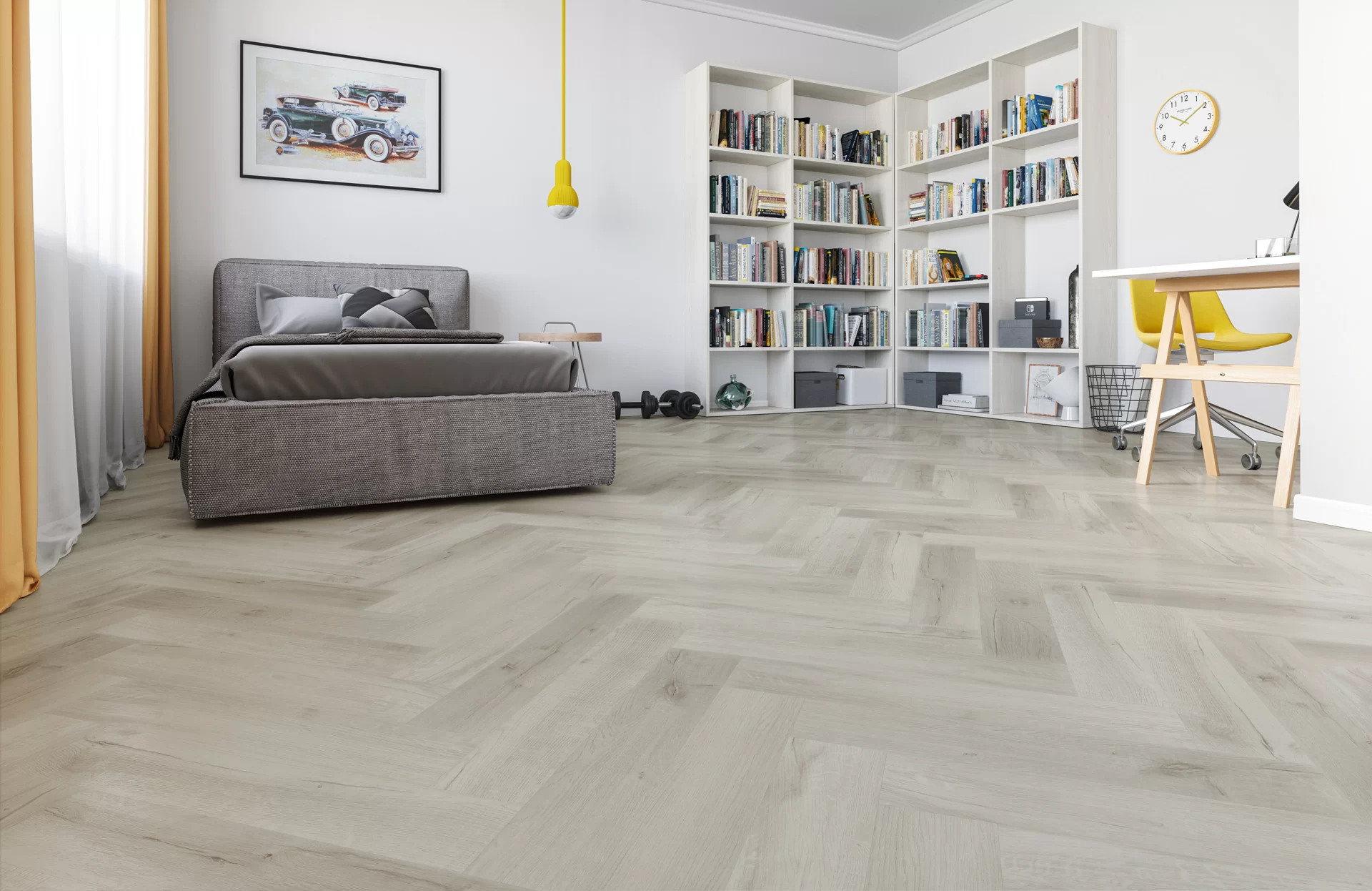 Кварцевый ламинат Fargo Паркет Parquet Дуб Лондонский Туман 33-81996-14 купить