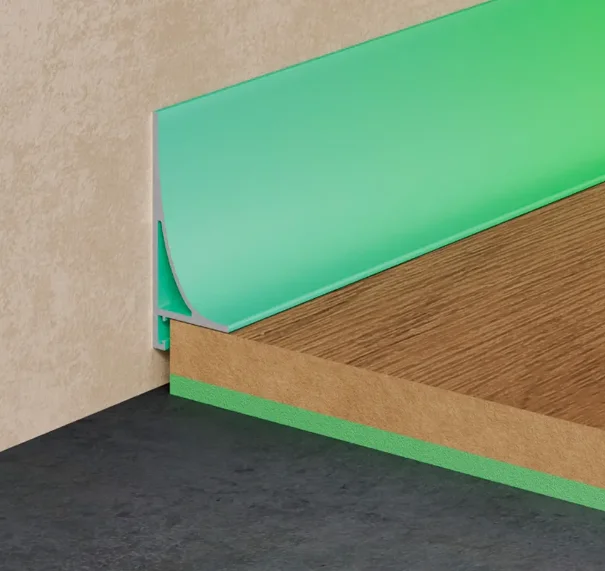 Микроплинтус Pro Design Corner L 584 R любой цвет по RAL