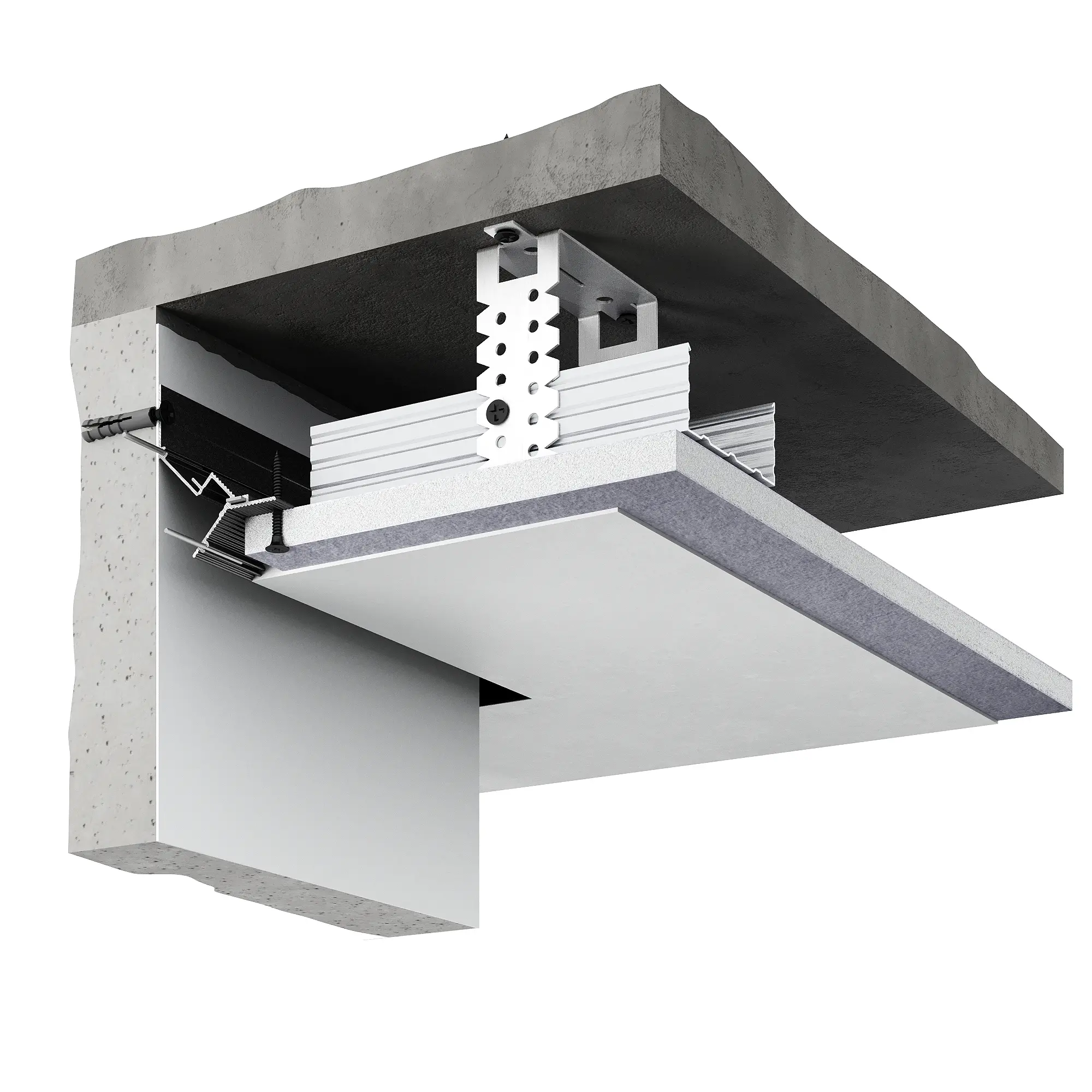 Потолочный профиль Decaro D005 черный цена