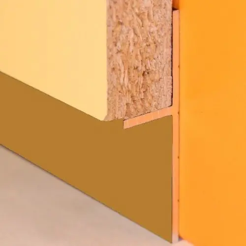 Теневой плинтус Декопрофиль 7627 20/30 золото купить