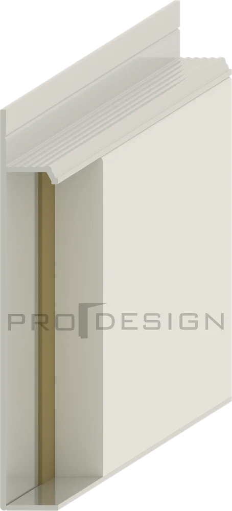 МДФ вставка для скрытого плинтуса Pro Design 80 мм окрашенная по RAL / NCS / RAL Design купить