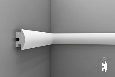 Молдинг Cosca М10 экополимер 55х25 мм цена