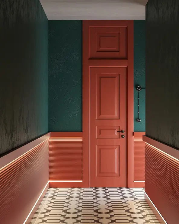 Стеновая панель DD912 3 м в интерьере