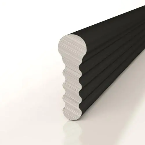 Разделительный профиль Decaro D009.2А 3 мм черный алюминий