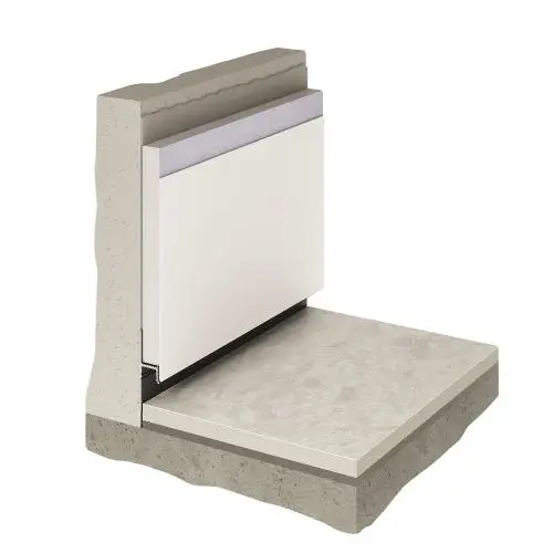 Парящий профиль для пола и потолка Decaro D003.2 черный алюминий