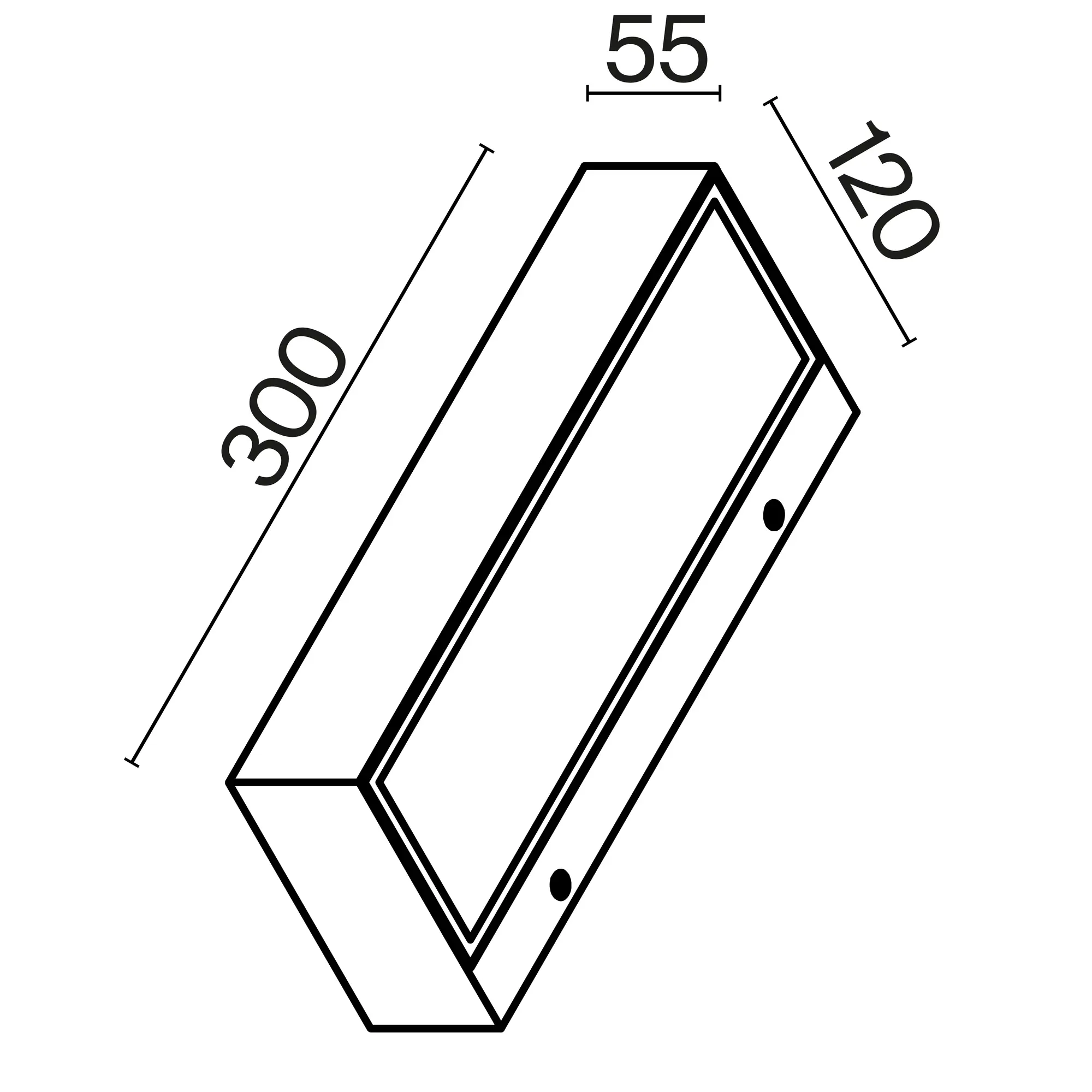 Настенный светильник (бра) Outdoor O428WL-L10GF3K