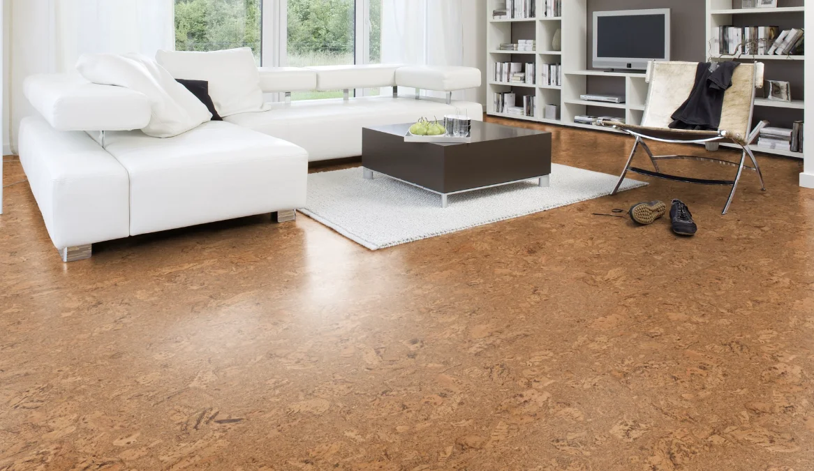 Пробковый пол на замках Wicanders (Викандерс) Originals O849003 Dawn в интерьере