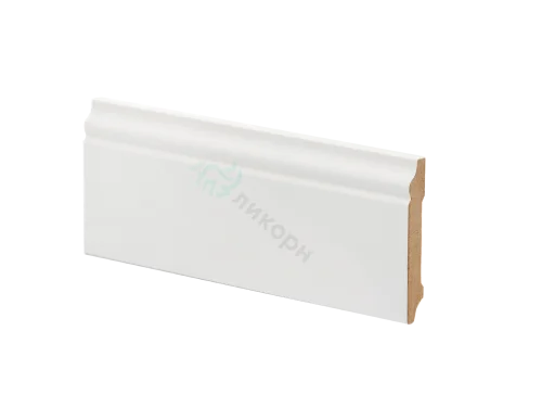 Плинтус напольный белый МДФ
