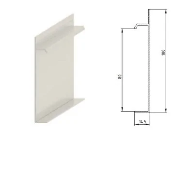 Скрытый плинтус Pro Design UNIVERSAL 235 A алюминиевый анодированный цена
