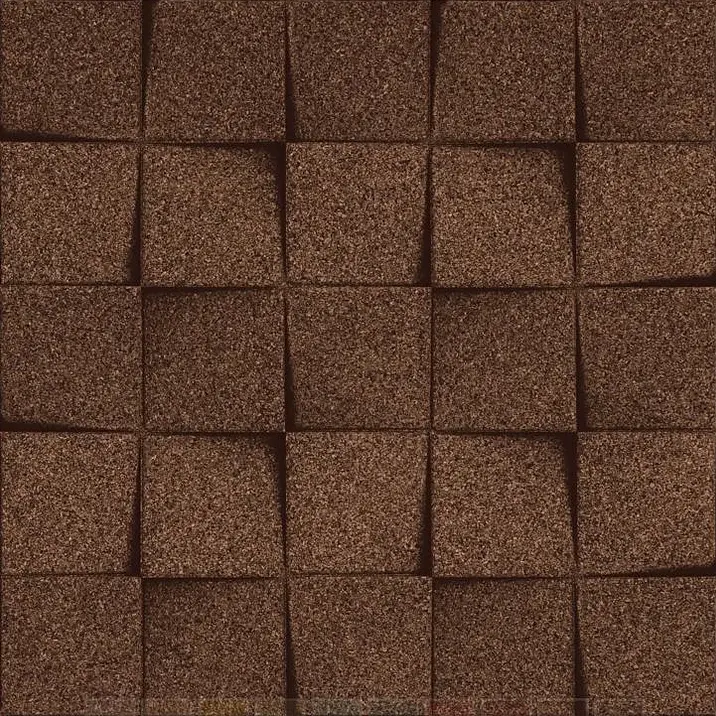 Настенные пробковые 3d панели Muratto YROBCHO08 Chock Aubergine