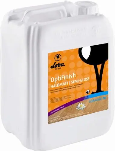 Лак LOBADUR WS OptiFinish полуматовый 5 л цена