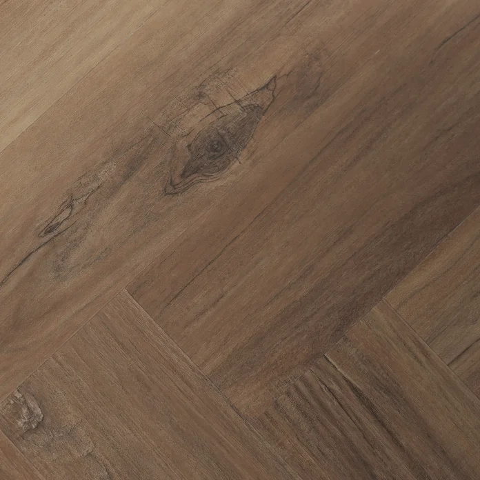 Ламинат SPC елочка Stepton Weave 0202 Дуб Карамельный купить