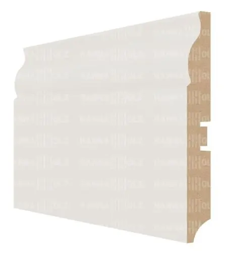 Высокий плинтус белый МДФ под покраску 120304 120 мм в Москве