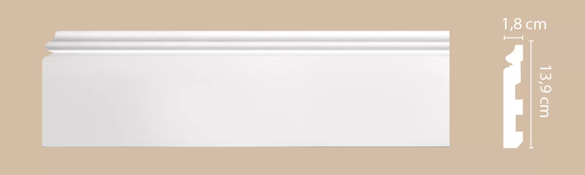 Плинтус из дюрополимера в интерьере