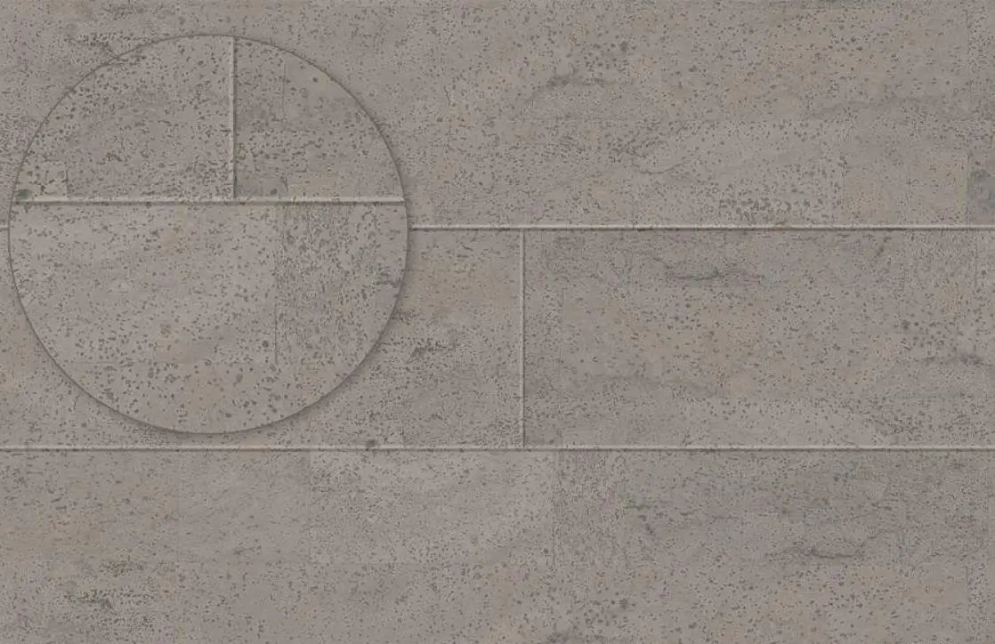 Пробковый пол на замках Fantasie Smoke плюсы