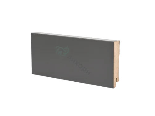 Плинтус МДФ Deartio тёмно-серый К-06 80мм цена