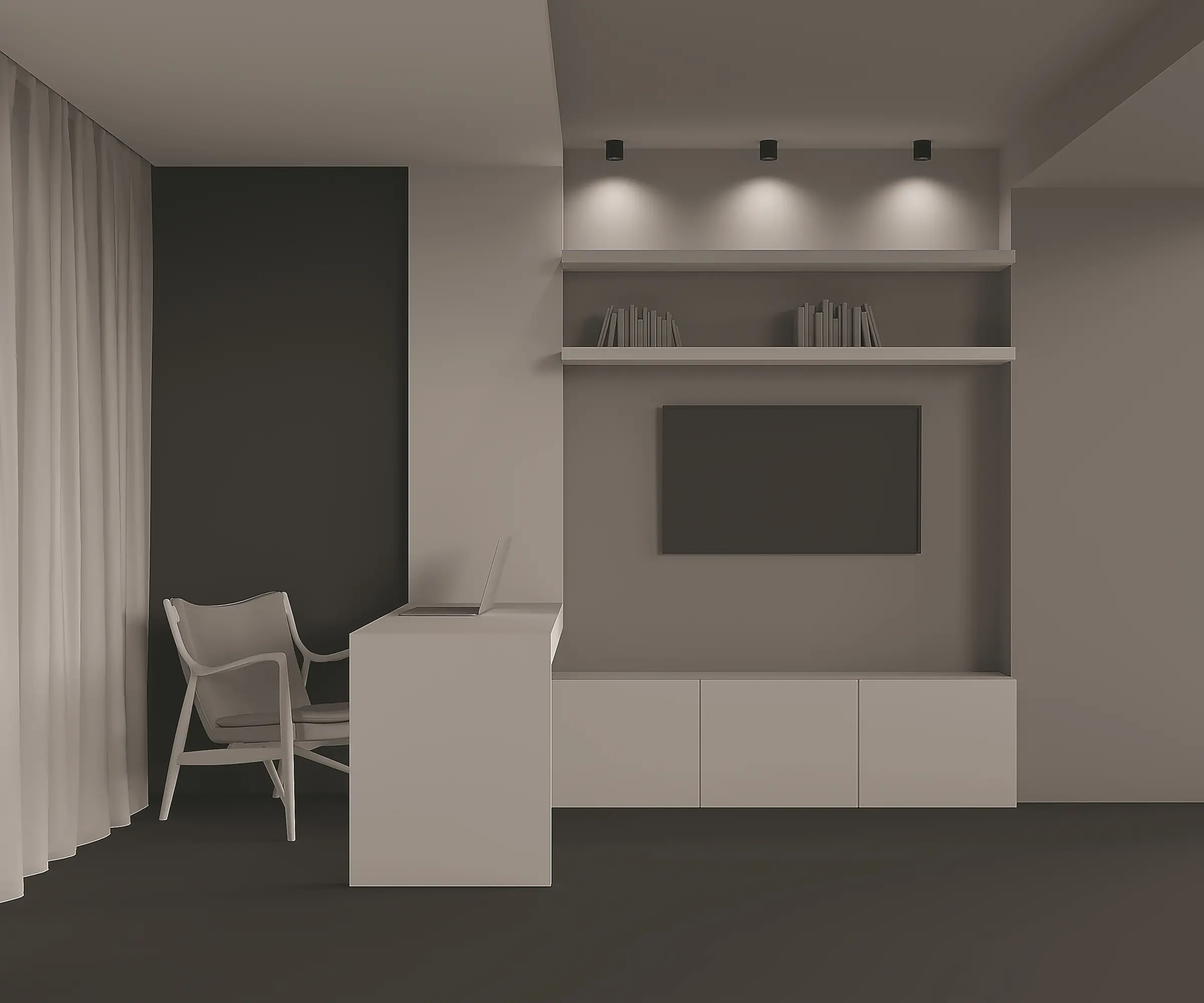 Потолочный светильник Technical C064CL-L12B4K