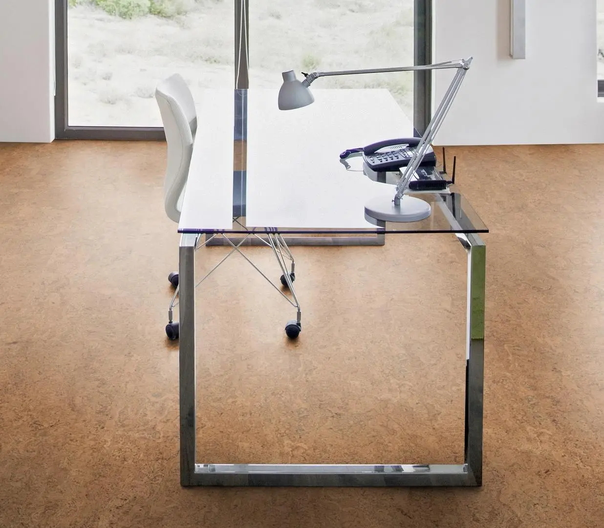 Замковый пробковый пол Wicanders O830003 Originals Symphony в интерьере