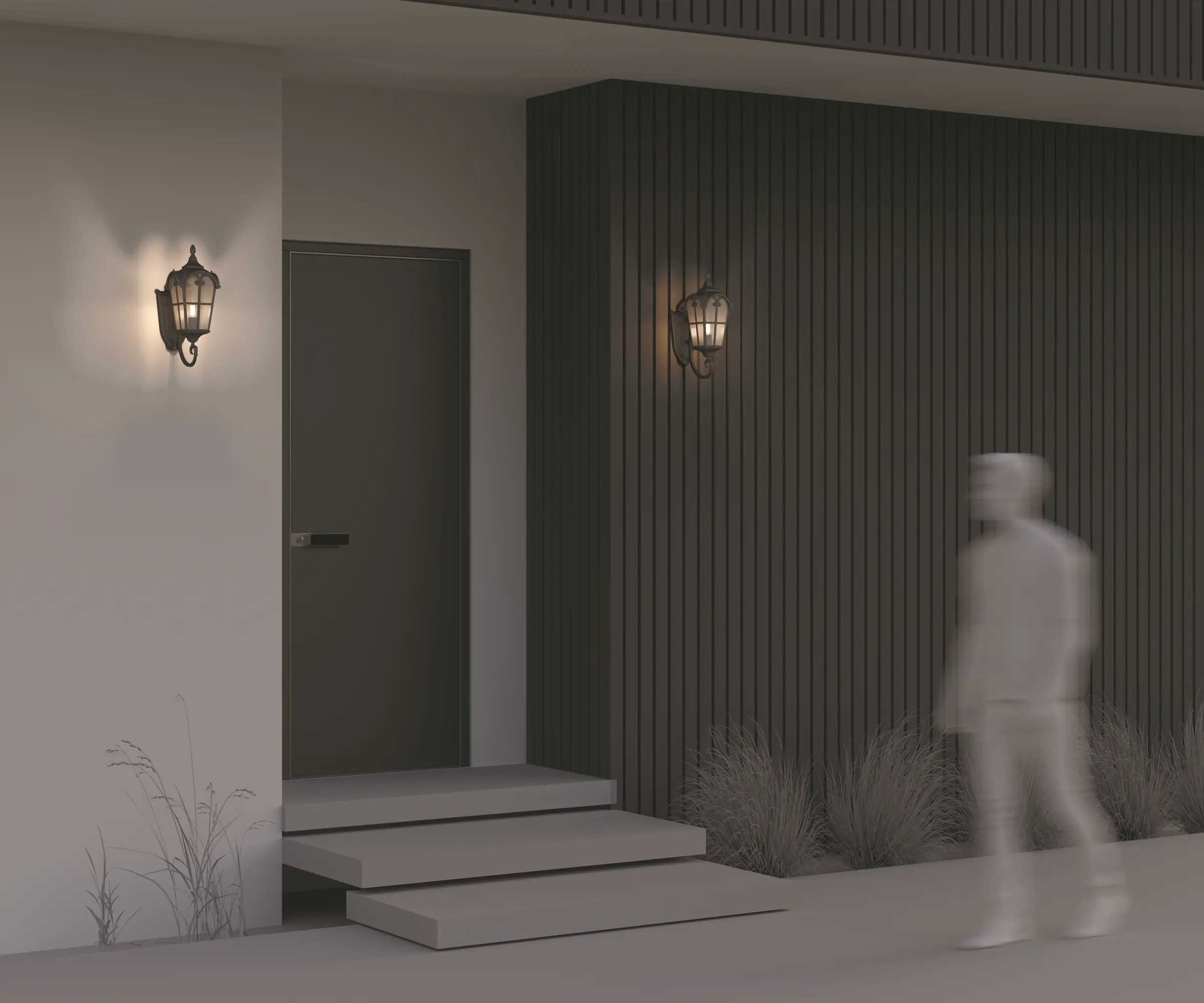 Настенный светильник (бра) Outdoor O413WL-01BZ1