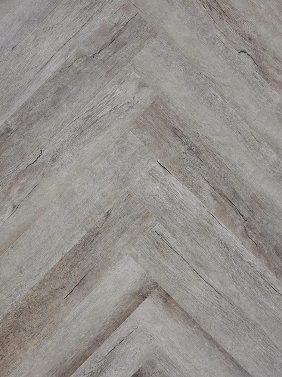 Ламинат SPC елочка Stepton Weave 0196 Дуб дымчатый купить