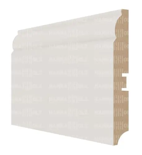 Высокий плинтус белый МДФ под покраску 120305 120 мм в Москве