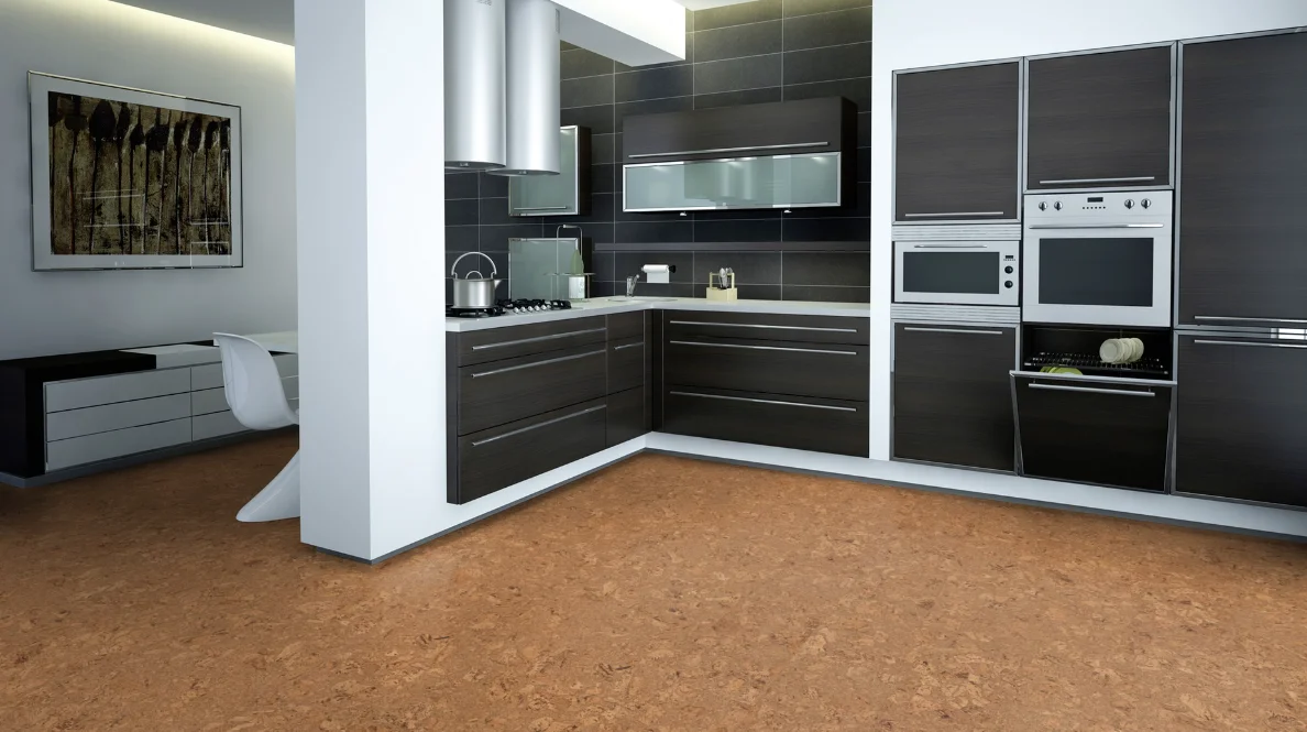 Пробковый пол на замках Wicanders (Викандерс) Originals O849003 Dawn в интерьере