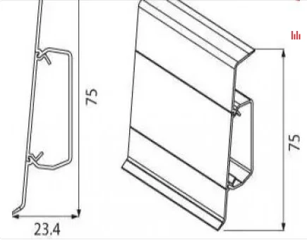 Пластиковый плинтус напольный недорогой