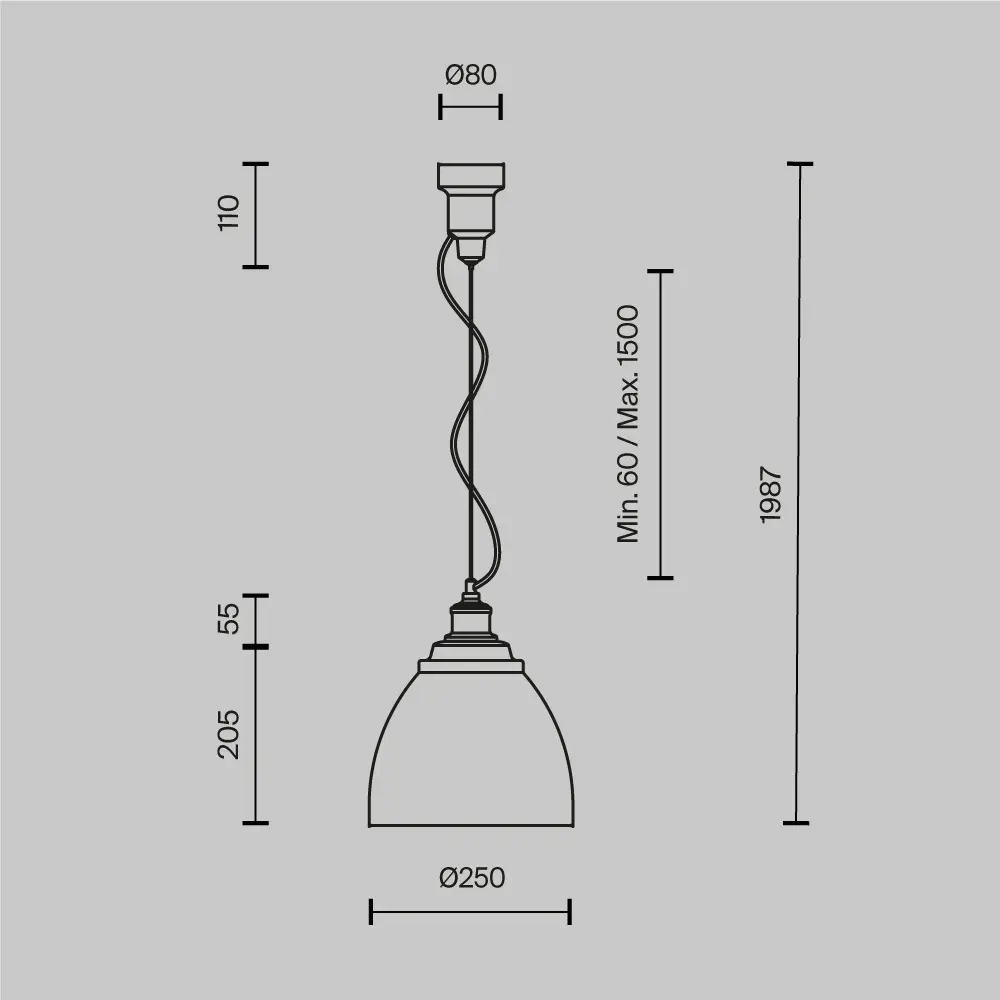 Подвесной светильник Maytoni P534PL-01W