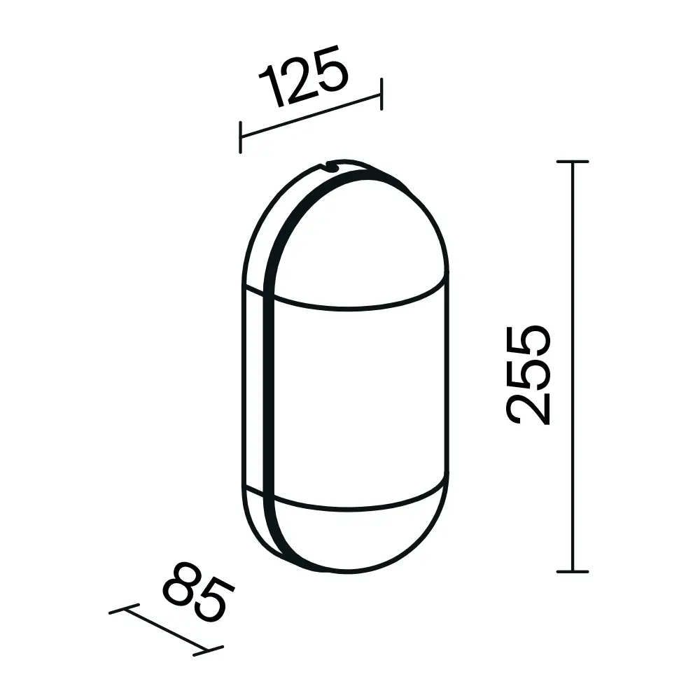 Настенный светильник (бра) Outdoor O449WL-01GF