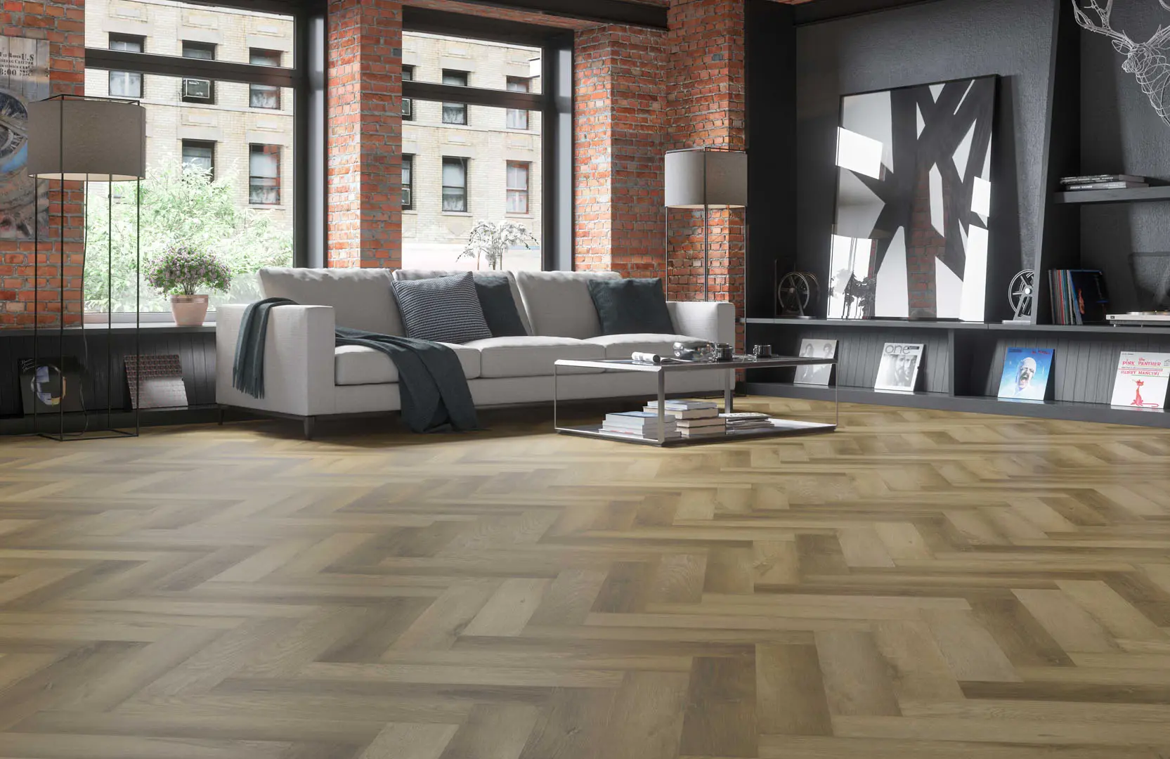 Кварцевый ламинат Fargo Parquet Дуб Афины 33-2187-09 купить