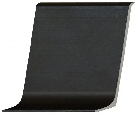 Плинтус алюминиевый черный 60 мм Москва