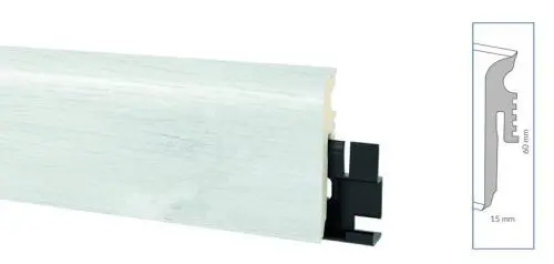 Плинтус Arbiton Vigo 60 Дуб Bradford гибкий