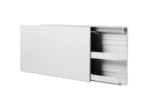 Скрытый плинтус с кабель-каналом и крышкой Ликорн С-07.3.2 цена