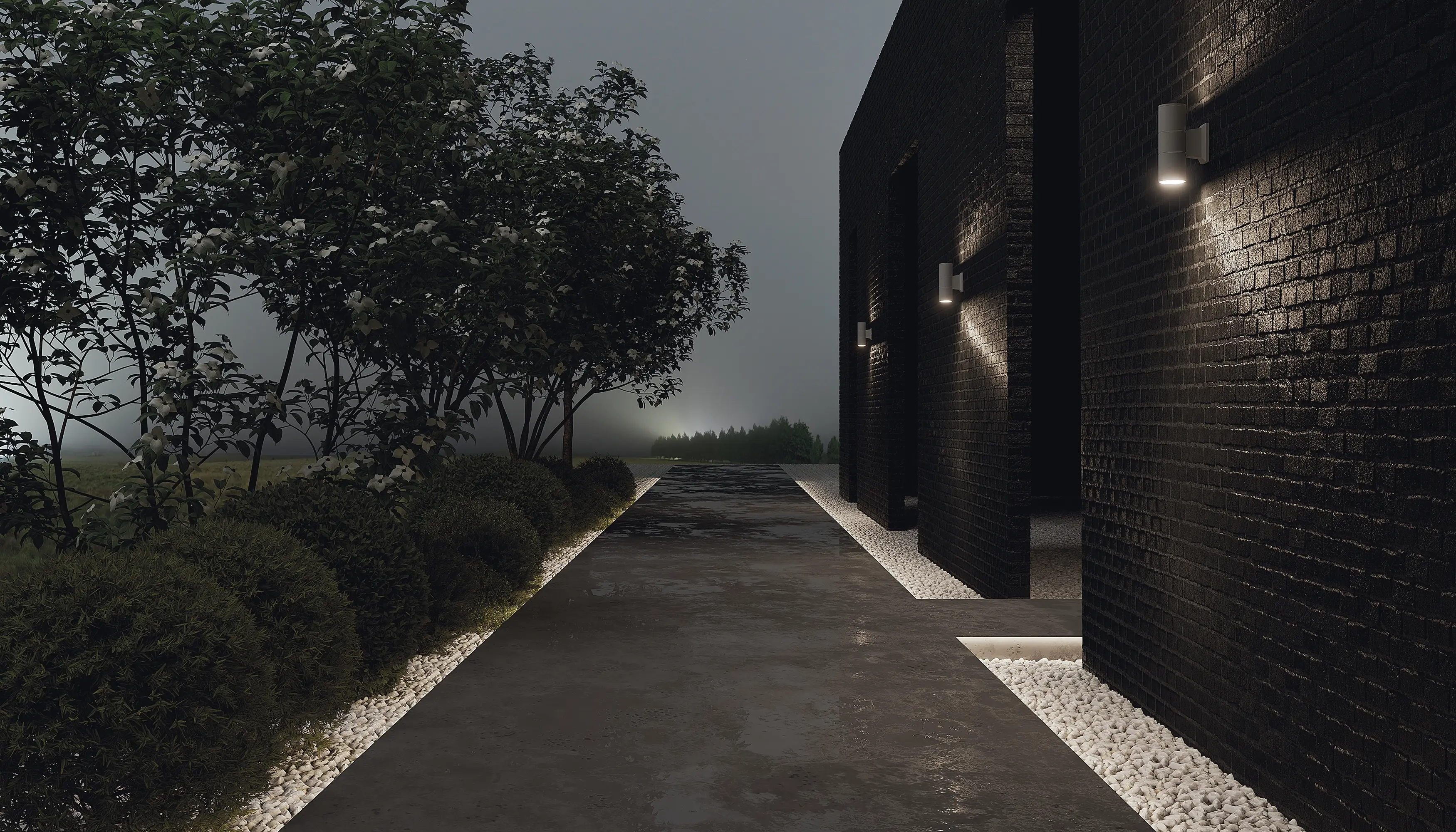 Настенный светильник (бра) Outdoor O574WL-02GR