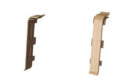 Пластиковый плинтус напольный