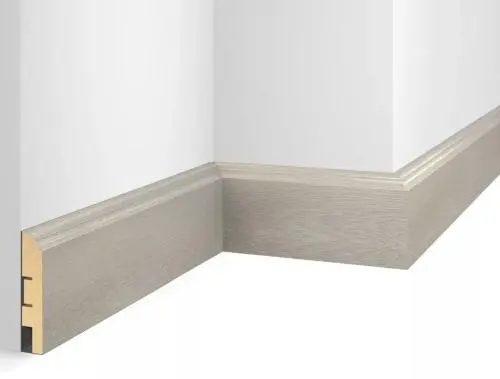 Плинтус МДФ Cosca EP07 Nanoflex Дуб анталия 80x16x2400 мм из экополимера