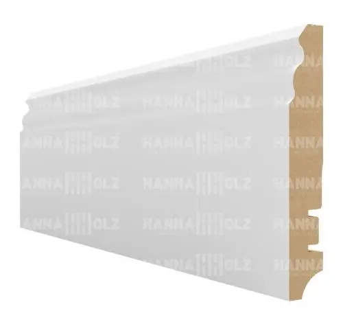 Высокий плинтус белый МДФ под покраску 100303 100 мм в Москве