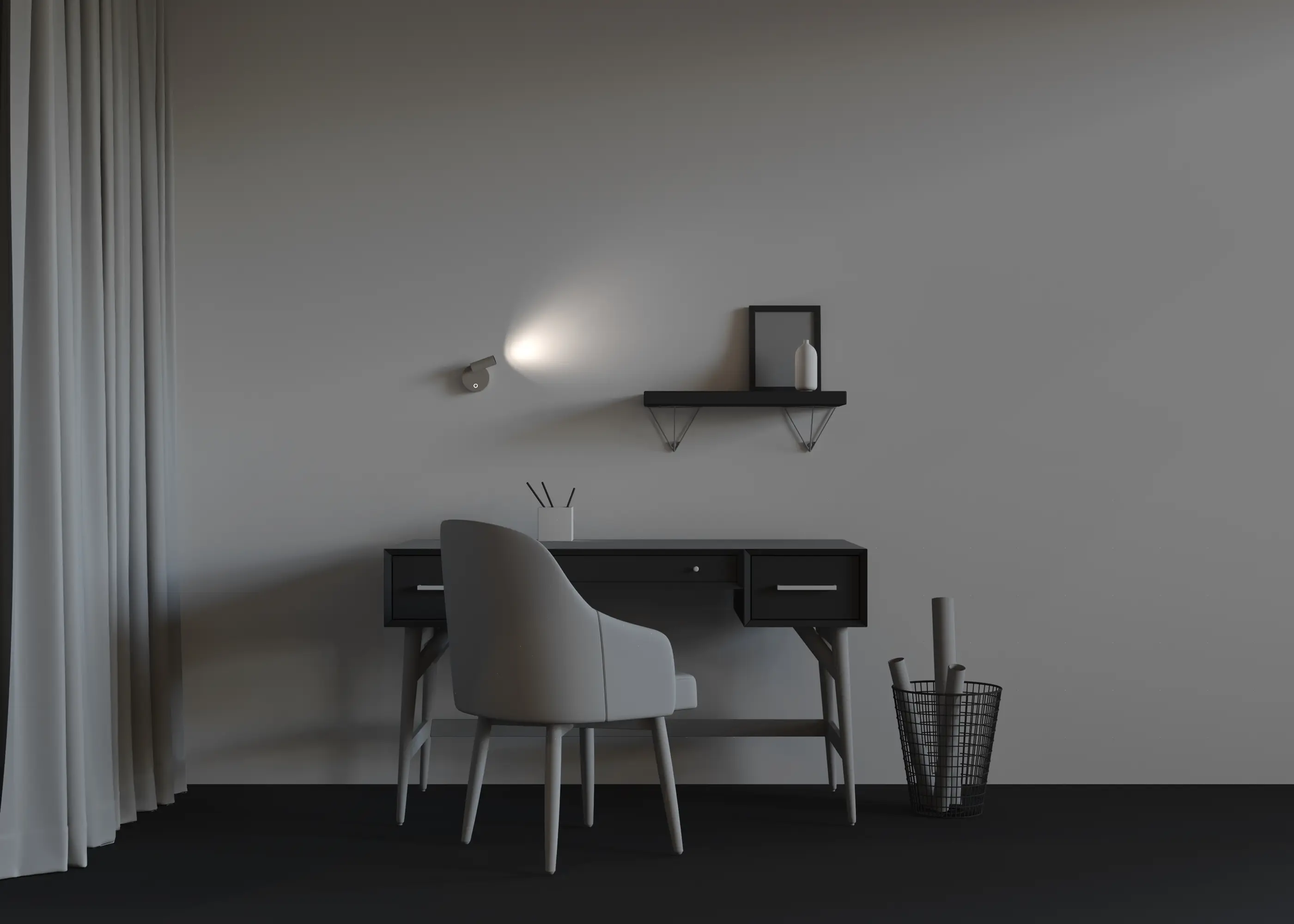 Настенный светильник (бра) Technical C079WL-L3W3K