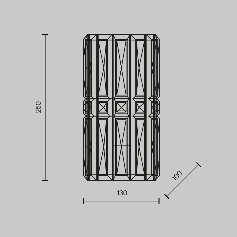 Настенный светильник (бра) Maytoni MOD094WL-01G