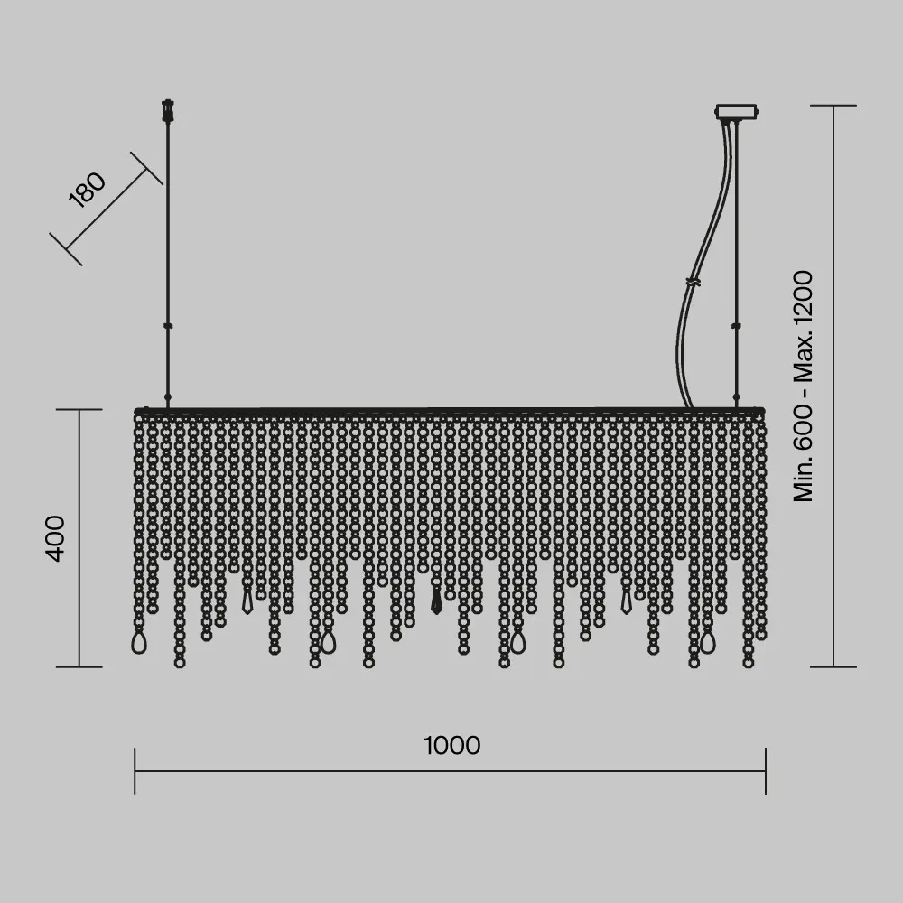 Подвесной светильник Maytoni DIA002PL-05CH