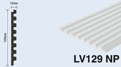 Декоративная панель из фитополимера HIWOOD LV129 NP в интерьере