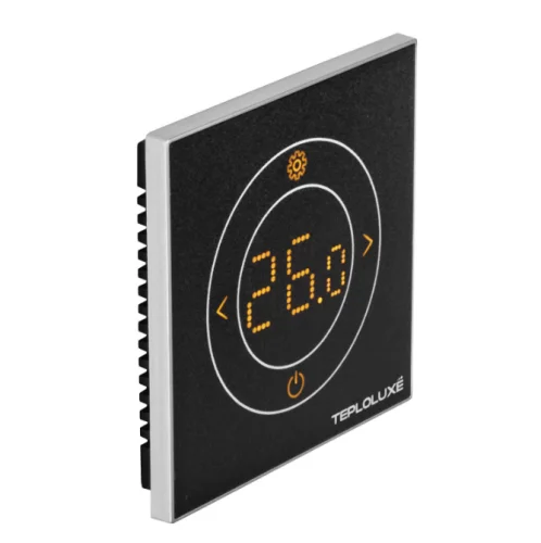 Терморегулятор электронный Теплолюкс Solus Zen Wi-Fi черный/серебро EvoHeat не разрушает замки кварцвинила 