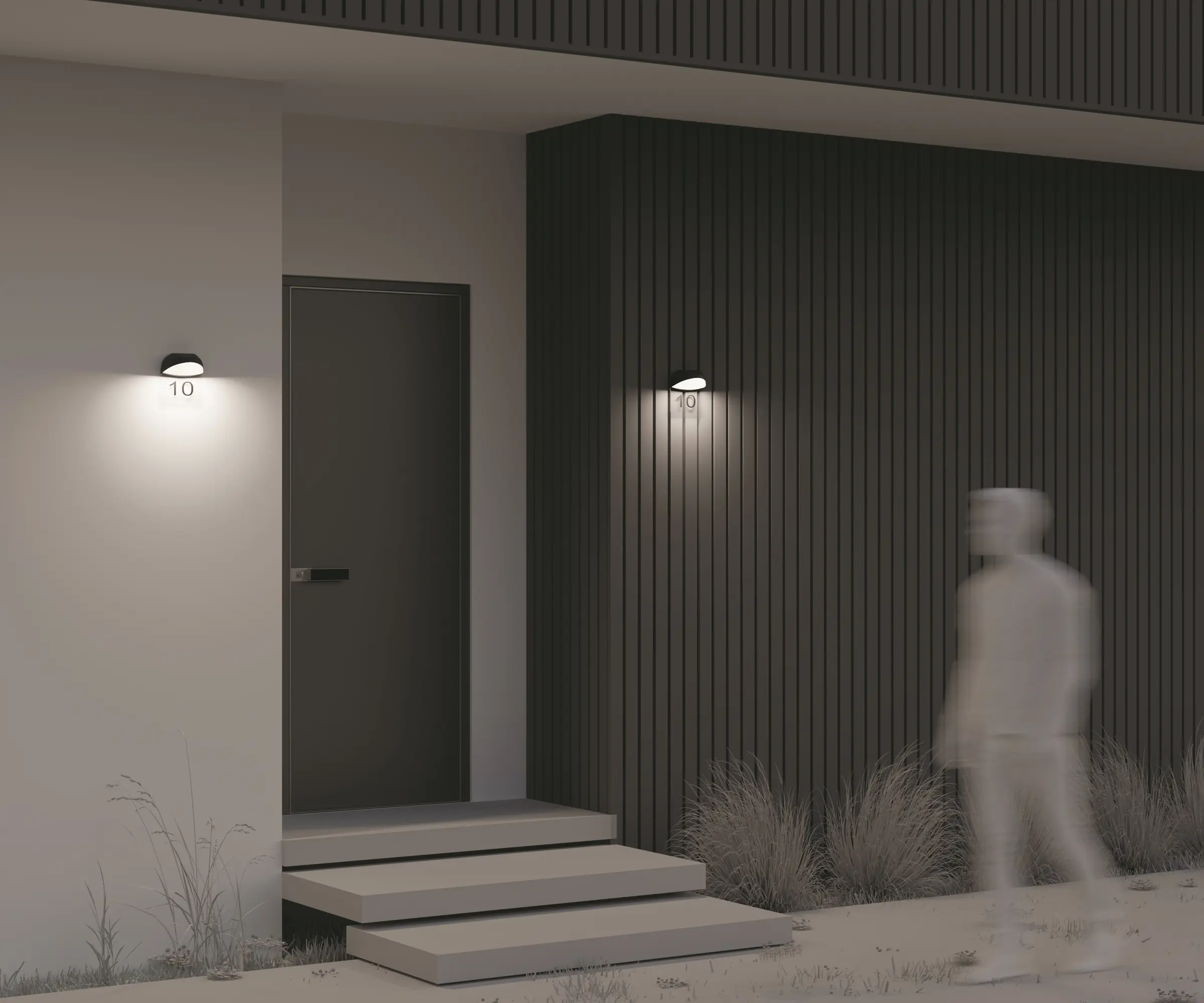 Настенный светильник (бра) Outdoor O447WL-L7GF3K