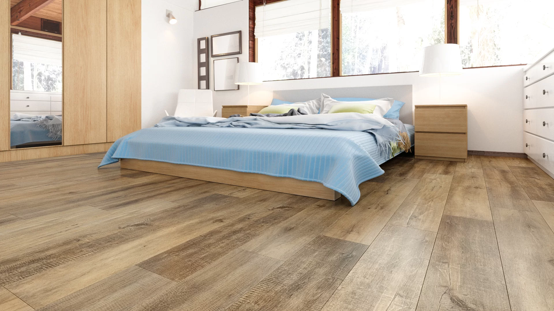 Кварцевый ламинат Fargo VL 88041-001 Дуб Медовый недорого